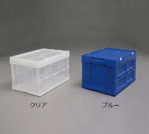 61-0425-12　硬式可折叠容器盖整体HDOH-50L透明　556998/HDOH-50L