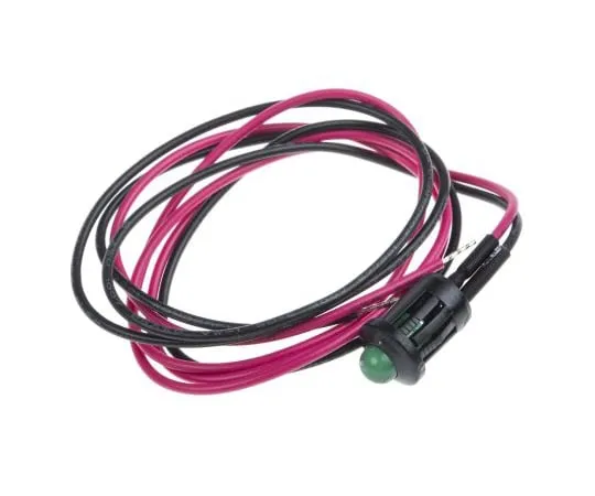 63-4585-65　RS PRO绿色指示器，6V直流，8mm安装孔尺寸，导线终止　205-690