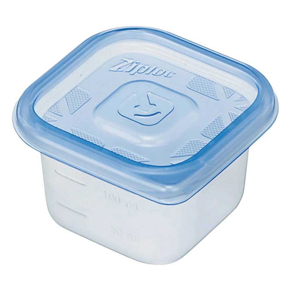 1-8064-06　Ziploc (R) Container Square130mL　-