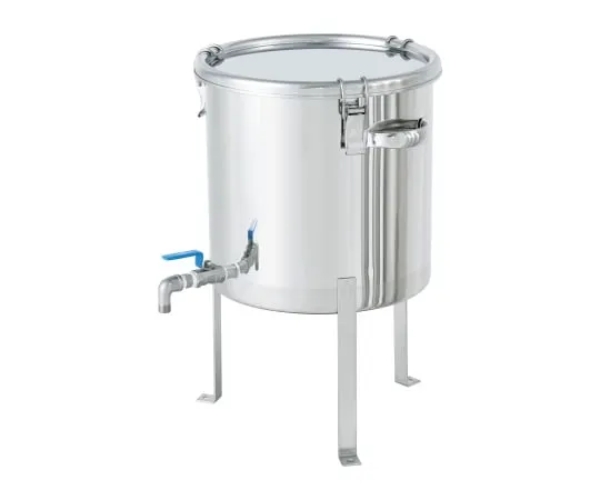 62-1368-80　扁钢腿4L带球阀的不锈钢密封容器　CTHV-FL-18