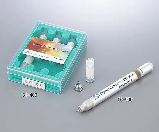 2-4165-05　水晶安装工具用玻璃片 (盐) 6个　CT-400