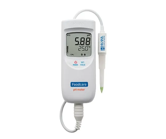 2-8607-21　pH/°C计 (用于 制品和半固体食物)　HI99161D