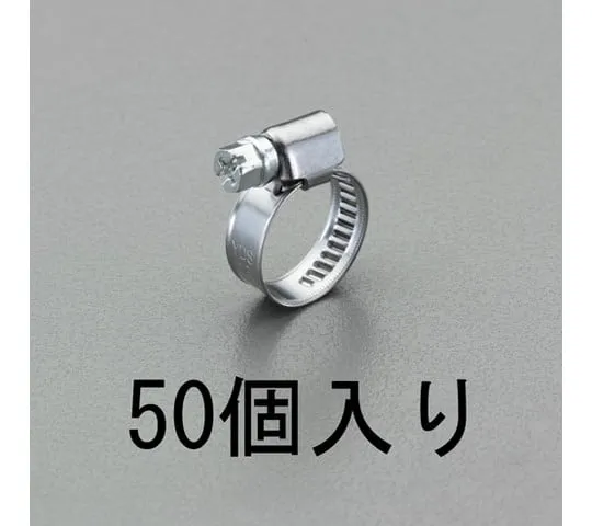 78-0146-27　［已停用］软管夹具 (不锈钢) 8-12mm [50件]　EA463AY-12