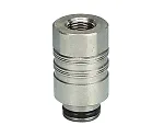 61-7649-10　模具温度控制弯管头母螺纹仅Rc1/8　AKC08-01FP
