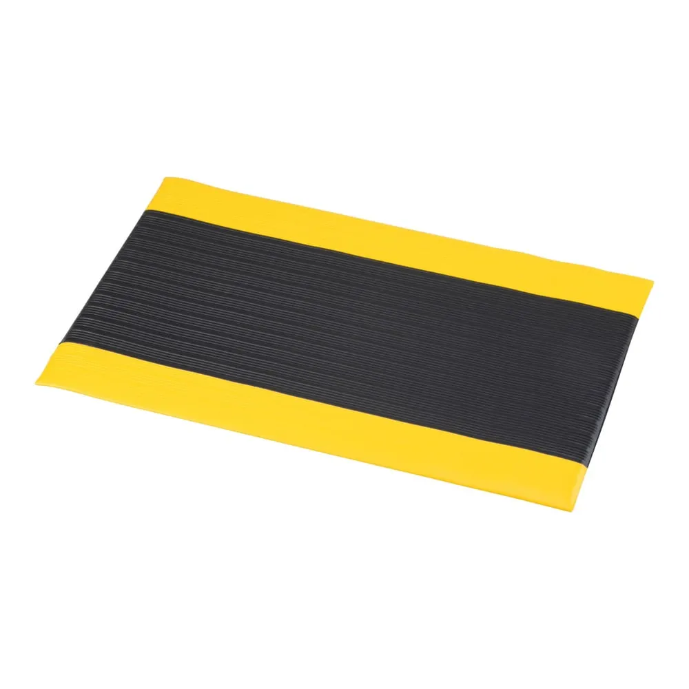 4-4821-01　Fatigue reducing mat air lug 600 x 910 mm black/yellow　410S0323BY