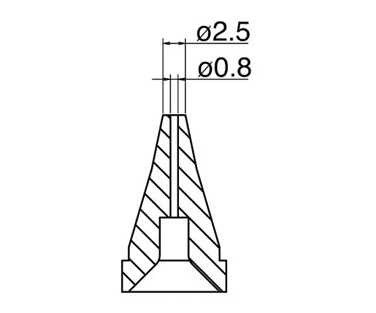 3-9243-11　焊料吸引器 (FR400-81) 喷嘴　N60-01