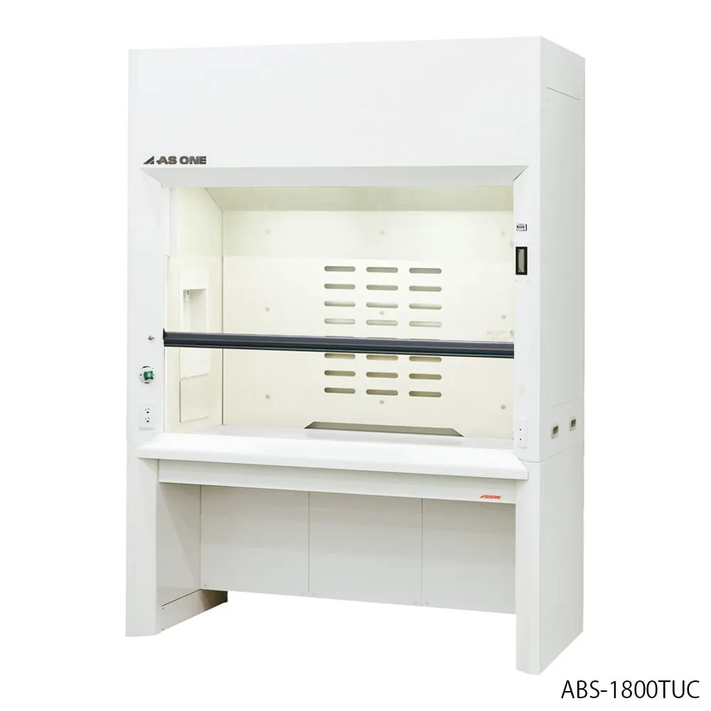 3-3925-21　Fume Hood (Dry Type Scrubber Top Placement Type) Deep 1200 x 980 x 2550 mm　ABD-1200TUC