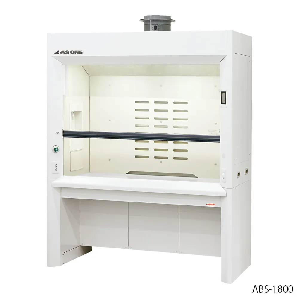 3-3952-21　Fume Hood (Open Type, Epoxy Top Plate) Standard 1200 x 830 x 2250 mm　ABS-1200