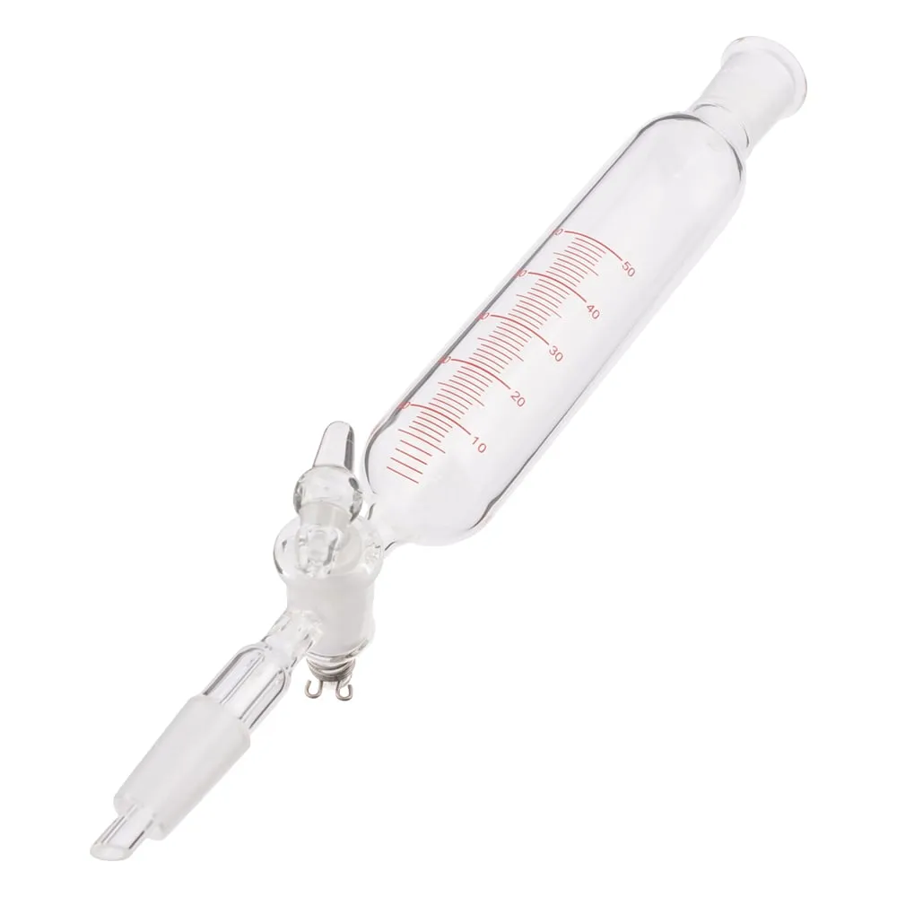 4-477-01　圆筒形分离漏斗 (玻璃吸管) 60mL