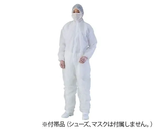 4-1872-01 薄型一次性上衣, XL 10个 6282791