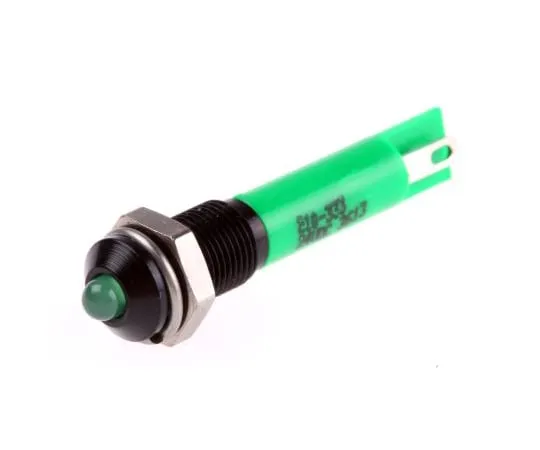 63-4586-96　RS PRO绿色指示器，24 V直流，6毫米安装孔尺寸，焊点终止　210-333