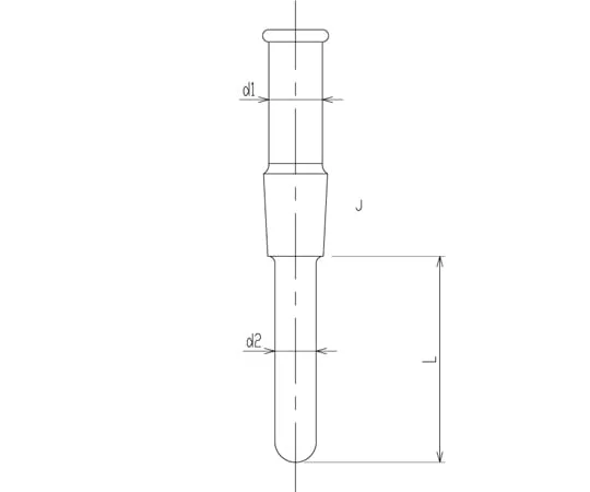 65-1837-69　圆瓶温度计保护管适用容量25 mL　3380-1M-45