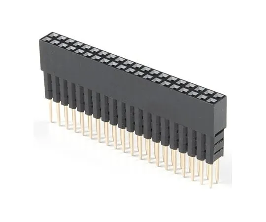 67-0425-86　Extended GPIO Female Header - 2x20 Pin (16mm/7.30mm)　PRT-16763