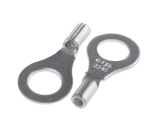 63-4623-80　RSPRO非绝缘压痕环端子，M6螺柱尺寸，0.5mm2至1.5mm2线材尺寸　433-006