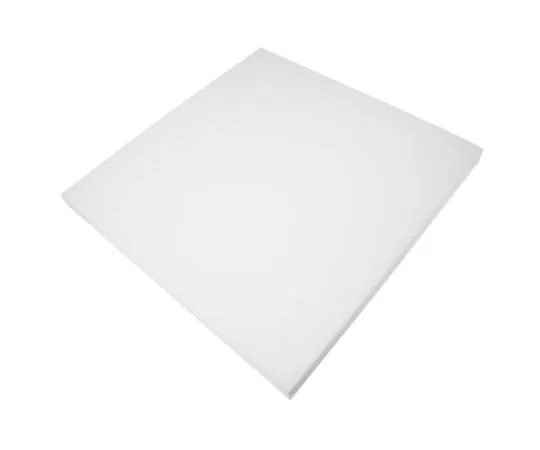 63-4722-96　不透明氟塑料聚四氟乙烯薄板，300 mm x 300 mm x 20 mm　197-0102