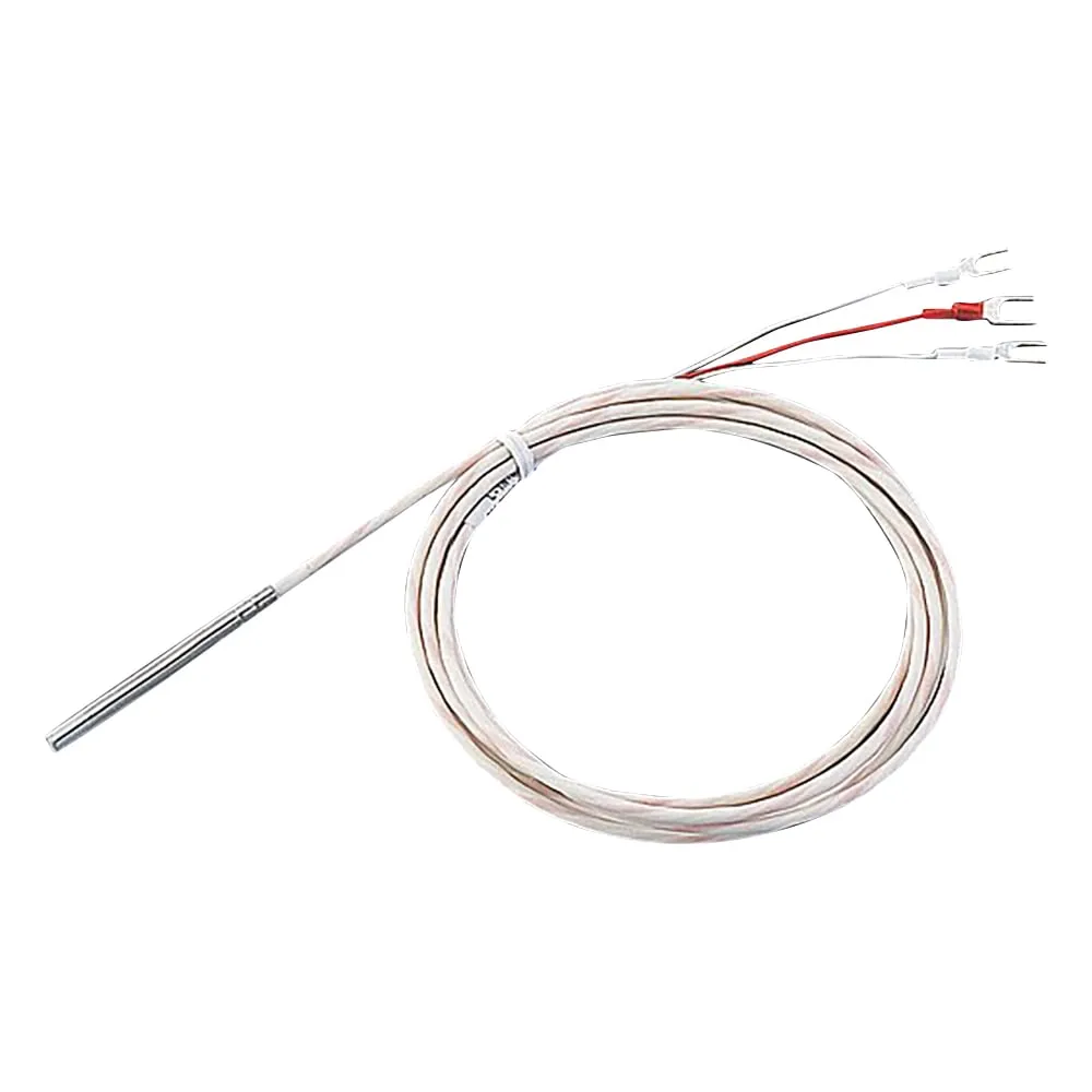 5-1081-01　铂电阻温度计A级三线系统 (铁氟龙 (R) 模具型)　L-TN-4-PT100