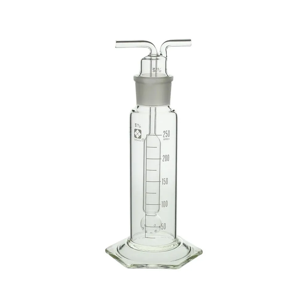 61-4424-65　气体清洗瓶标准接地接头， Muenck型250mL　014640-250