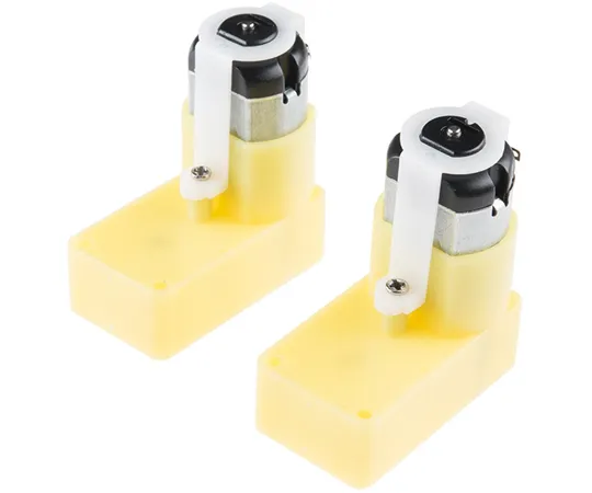 68-2030-01　Hobby Gearmotor -65 RPM(Right Angle, Pair)　ROB-13258
