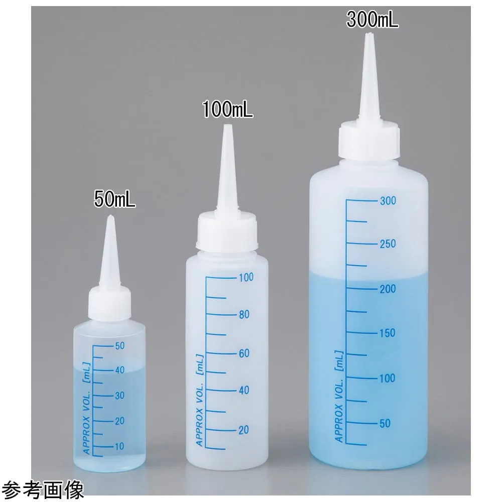 4-3897-01　Dropper Bottle (with Blue Scale) 50mL
