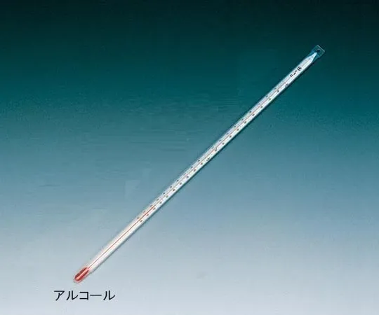 61-9944-02　［已停用］氟碳树脂涂层温度计300 mm 0 -100°C酒精　NR0298-006