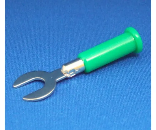 63-3129-83　Arrow Plug phi 6.7 mm inside diameter 125 V -5 A green　TJ-1097-G