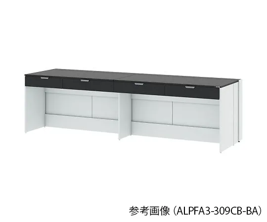 4-3388-01　Side Laboratory Table (Frame Type) 1200 x 900 x 850 mm　ALPFA3-129CB-BA