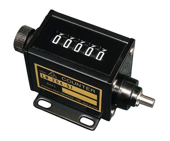 3-8768-01　旋转计数器63.4 x 36.6 x 31.7公厘旋转轴向右　LB204-51