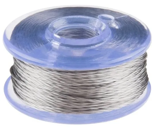 67-0422-23　Conductive Thread Bobbin - 12m (Smooth, Stainless Steel)　DEV-13814