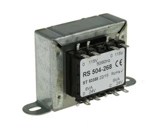 63-4636-44　RS PRO12VA2输出机箱安装变压器，24V交流　504-268