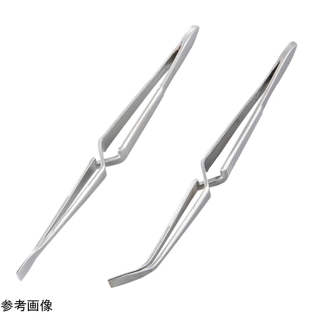 4-4418-01　SUS 304 Tweezers Straight for Cover Glass　S-1059160380
