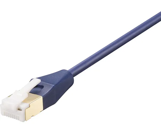65-3408-15　［Discontinued］Unbreakable Cat8 LAN Cable Slim 3m Blue　BL8TS30BL