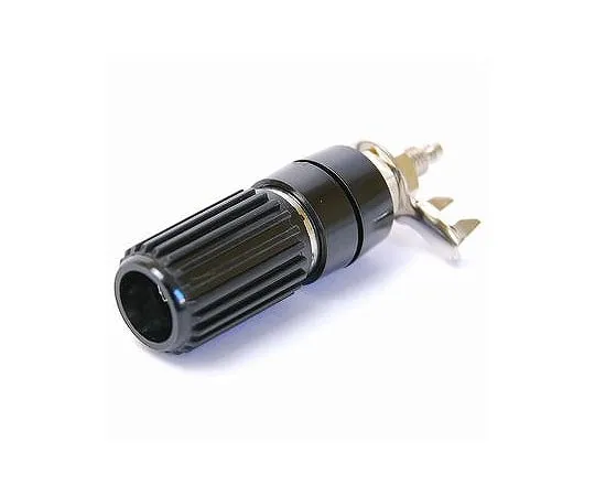 63-3160-27　Insulated Terminal 4 mm Mounting Hole phi 8.5 mm black　T-3830-B