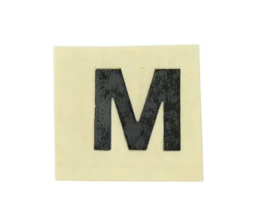 61-7398-04 字符印章黑色M 15毫米 CL15B-M