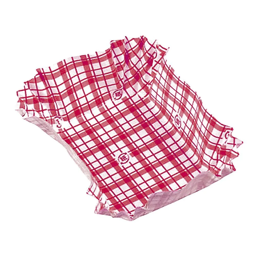 62-6649-13　Paper Cup Coco Case Large Square (500 Sheets) Red　0