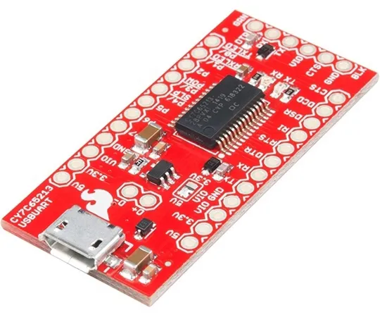 67-0419-92　SparkFun USB UART Serial Breakout - CY7C65213　BOB-13830