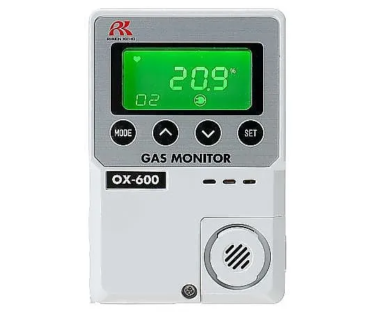 1-7996-11　小型氧气显示器OX-600-00AC整合式 (AC电源供应器规格)　OX-600-00/AC