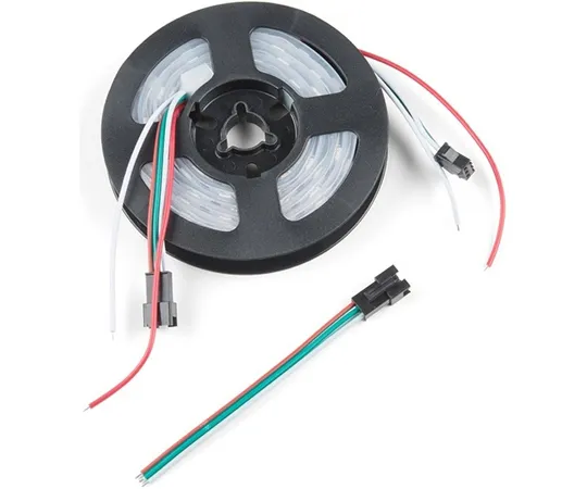67-0421-40　LED RGB Strip - Addressable, Sealed, 1m (APA104)　COM-15205