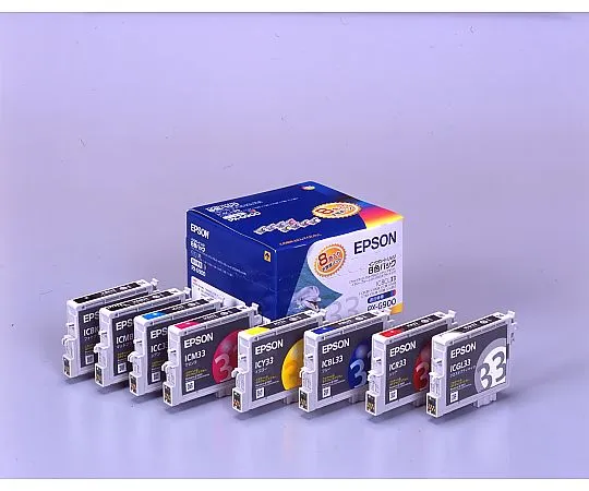 2-6995-81　Epson正版墨水匣IC8CL338色包 (每种颜色1个)　IC8CL33