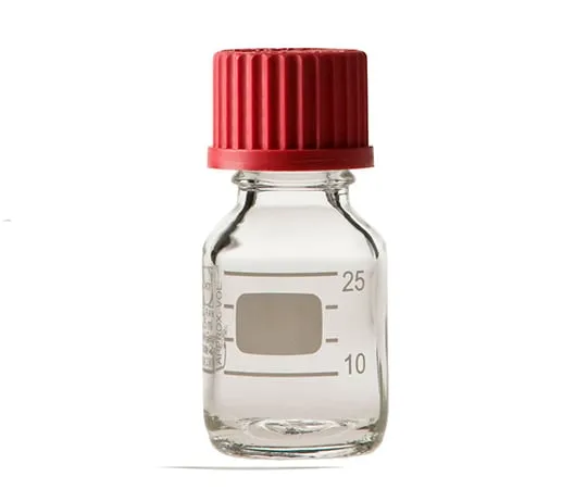 2-076-12　螺丝-瓶口圆形白色 (DURAN (R) ) ，含Red Cap 25 mL　017200-2511A