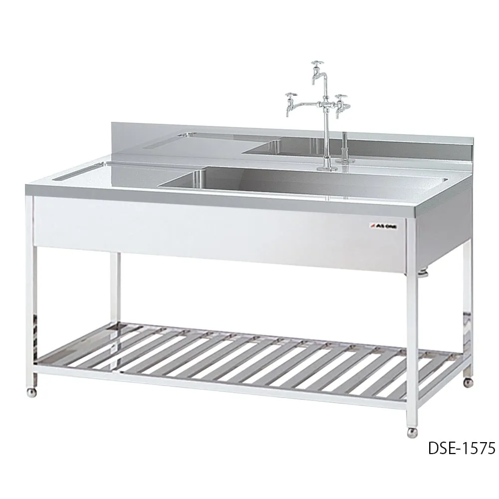 4-5531-01　Sink (One Side Draining Type) 900 x 750 x 800 mm　DSE-975