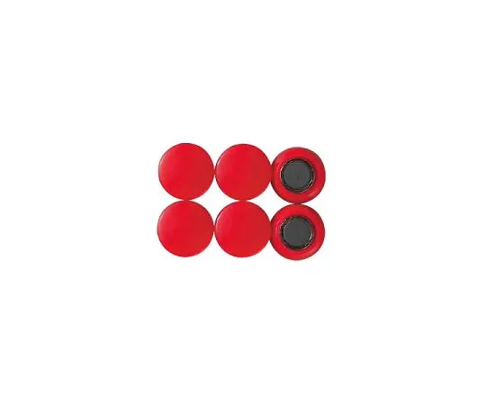 64-5862-84　［已停用］强力彩色磁铁与Yoke, 20毫米，6个红色　72052