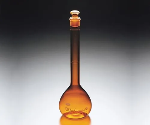 61-0058-97-57　Volumetric flask (brown) High grade 5mL with Chinese Calibration Certificate　CL2033-01-10