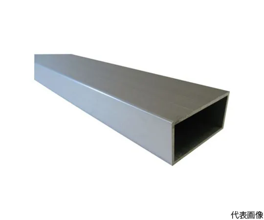 64-5005-36　［Discontinued］Aluminum Square Pipe 100 x 30 x 2.5 Silver 4 m　FB152S