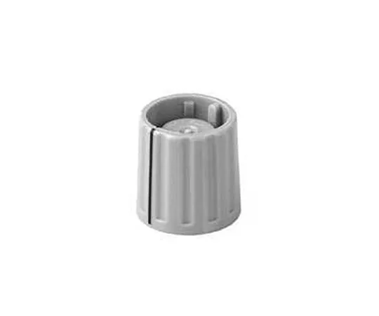 63-3146-69　Knob PHI. 16 Gray with Indicator Line Shaft Diameter PHI.6　K-100-16RL-GY