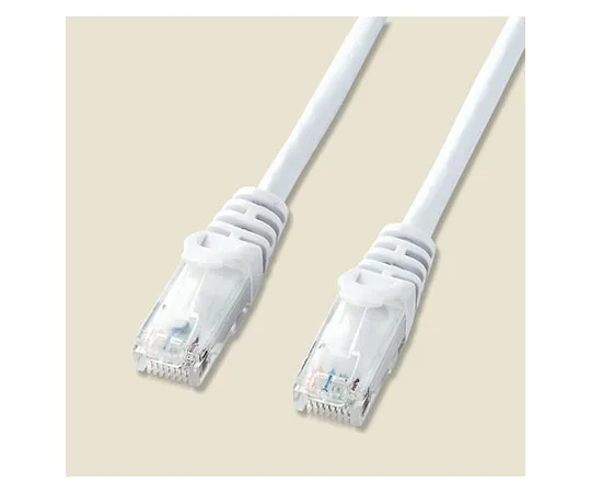 63-1365-96　［Discontinued］LAN Cable Category 6UTP 1m White 1 piece　007440184