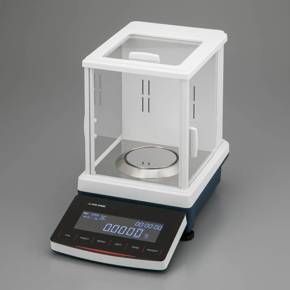 4-6252-01　Separate Analytical Balance (Built-in Weight Type) Weight 120 g Minimum Display 0.1 mg　AEB-124