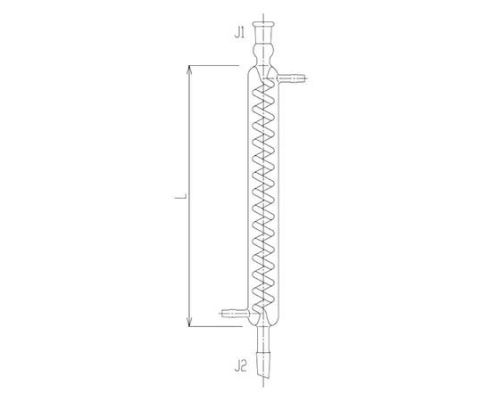 64-5087-99　石英线圈管冷却器200毫米　1320-200