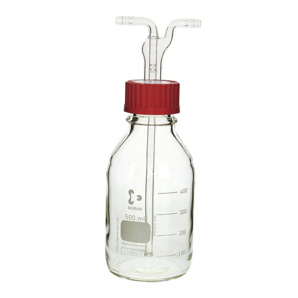 6-758-01　带过滤器500ml的螺旋顶部清洁瓶　014660-500