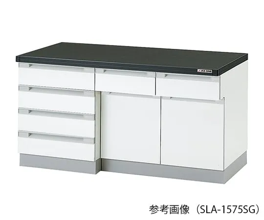 3-8038-01　侧面实验室工作台 (木岛型) 900 x 600 x 800 mm　SLA-960SG