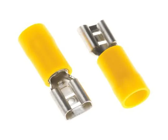 63-4641-58　RS PRO黄色绝缘黑桃连接器，6.3 x 0.8毫米标签尺寸，2.5毫米2到6毫米2　534-531
